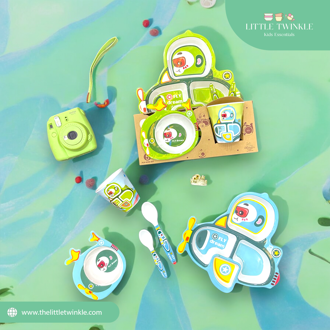 Twinkle Fly Dream Baby Dining Set: Inspire Big Dreams at Mealtime!