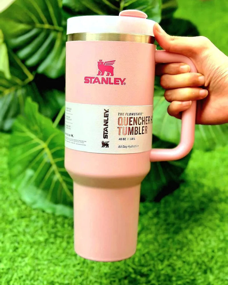 Stanley Pink Tumbler Cup Quencher H2.0