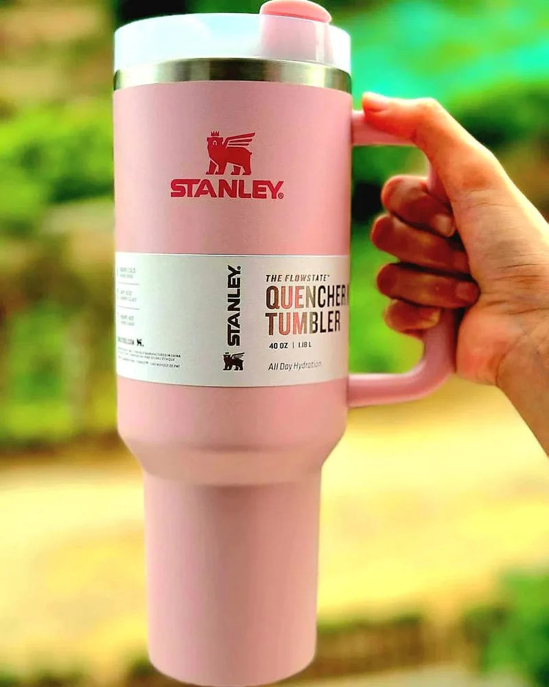 Stanley Pink Tumbler Cup Quencher H2.0