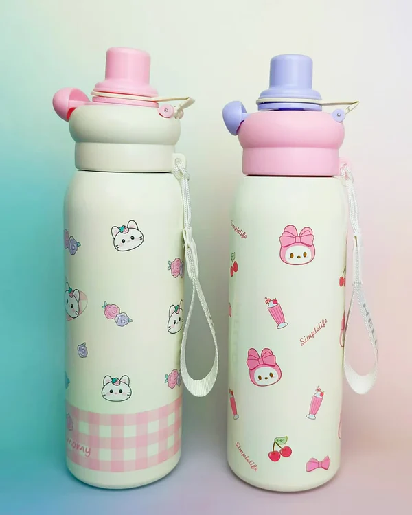 Hello kitty Face - Water Bottle