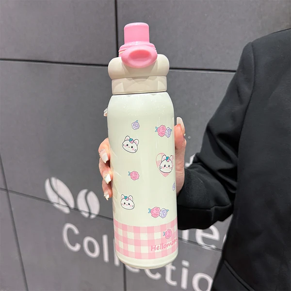 Hello kitty Face - Water Bottle
