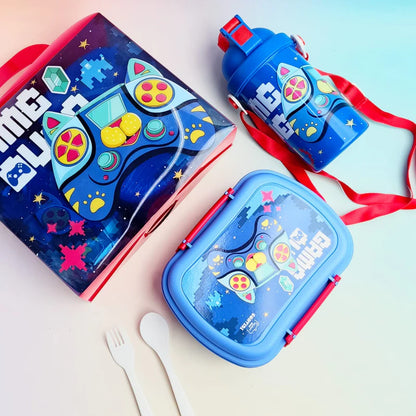 Game Mode Lunch Box & Water Bottle Combo Set - ( 3 in 1 )