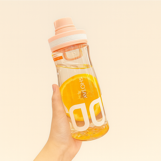 Shotay Ultra Fine Clarity Water Bottle – 620ml BPA-Free, Anti-Fall Holder
