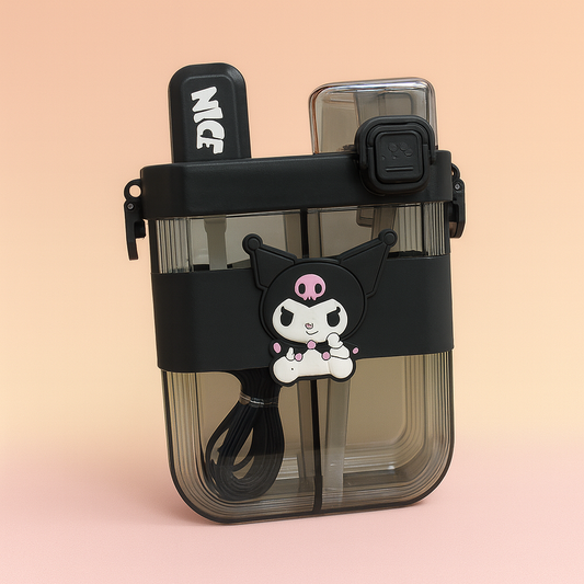 Kuromi 2 in 1 - Water Bottle / Sipper