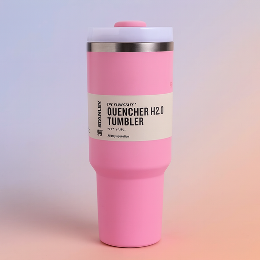 Stanley Pink Tumbler Cup Quencher H2.0