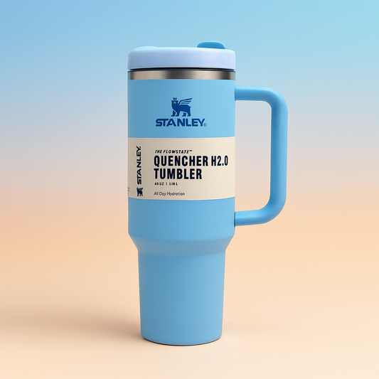 Stanley Blue Tumbler Cup Quencher H2.0