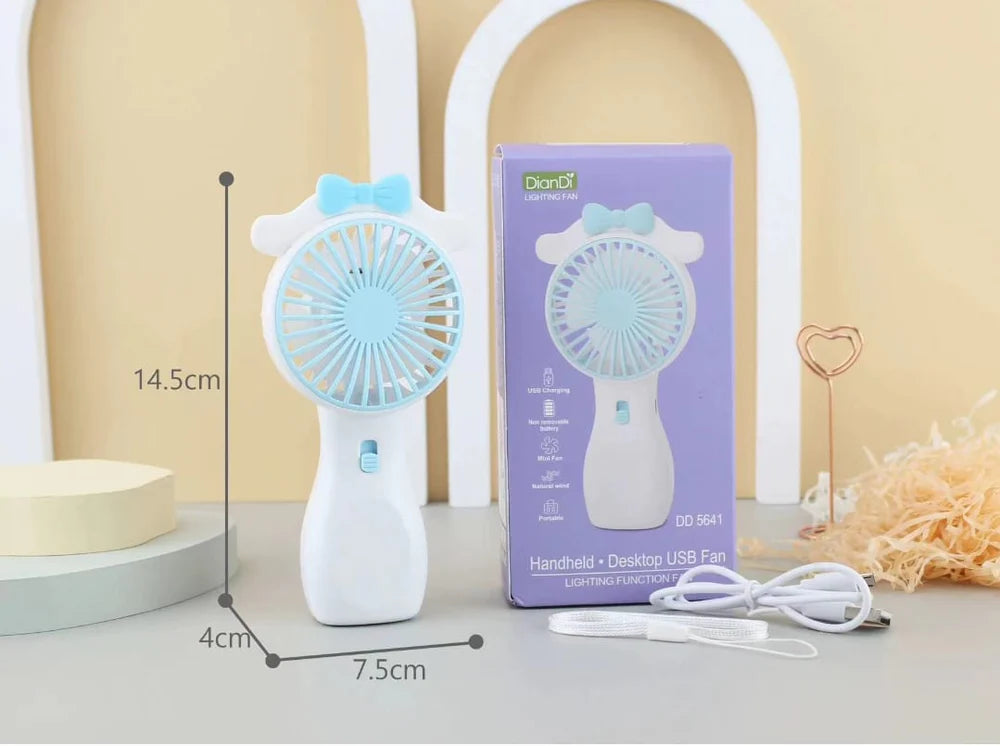 Cinnamoroll Mini Handheld Blue - Portable Fan