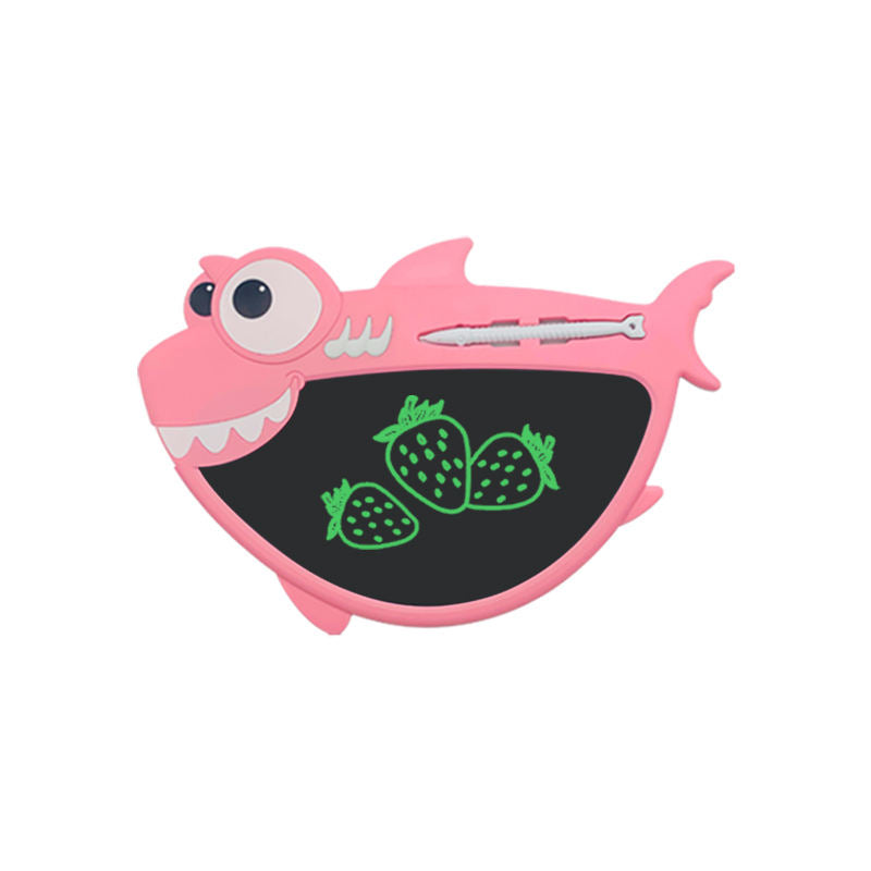 LCD Panel Handwriting Board Shark Shape