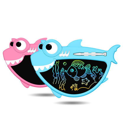 LCD Panel Handwriting Board Shark Shape